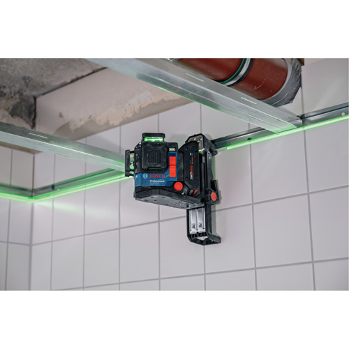 Laser dalignement/nivellement 360 connect&eacute; &agrave; faisceau vert &agrave; trois points Solutions industrielles ALPHA