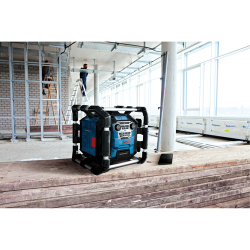 Jobsite Radio with Bluetooth&reg; 5.0 & Power Station, Lithium-Ion, 18 V Solutions industrielles ALPHA