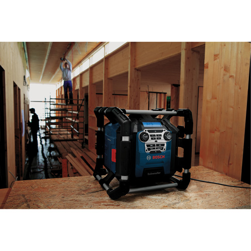 Jobsite Radio with Bluetooth&reg; 5.0 & Power Station, Lithium-Ion, 18 V Solutions industrielles ALPHA