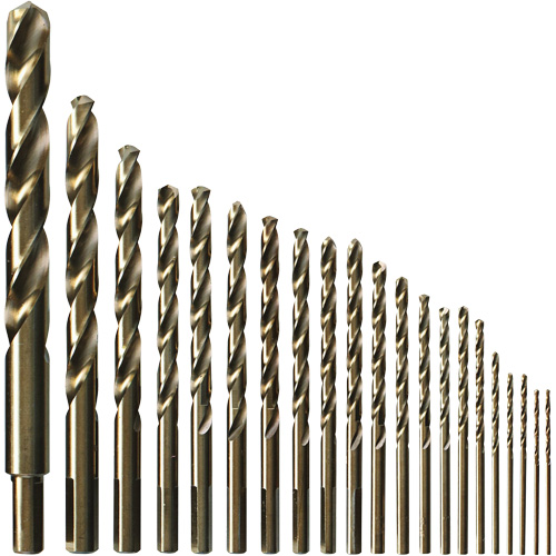 Drill Bit Set, 21 Pieces, Cobalt Solutions industrielles ALPHA
