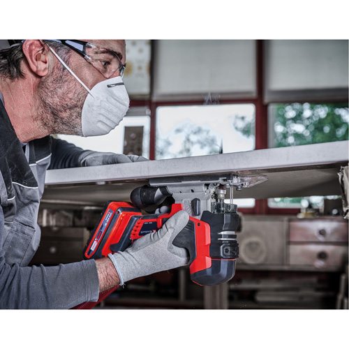 Scie sauteuse professionnelle &agrave; vitesse variable avec poign&eacute;e champignon sans fil (outil seulement), 18 V, Lithium-ion, 0-3500 coups/min, 1-1/32" Longueur de la course Solutions industrielles ALPHA