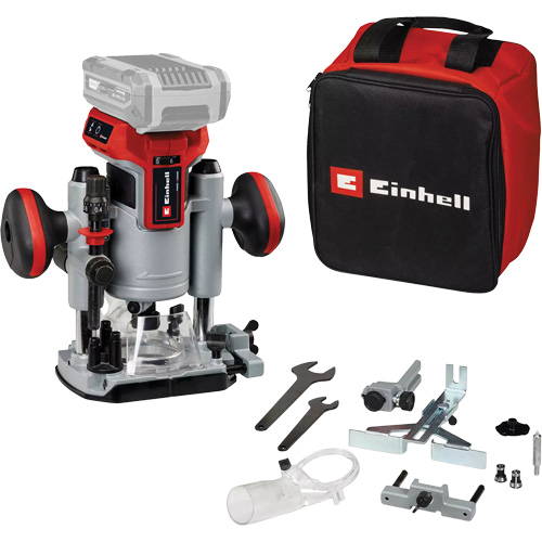 Professional Cordless Compact Router with Fixed Base & Plunge Base (Tool Only) Solutions industrielles ALPHA