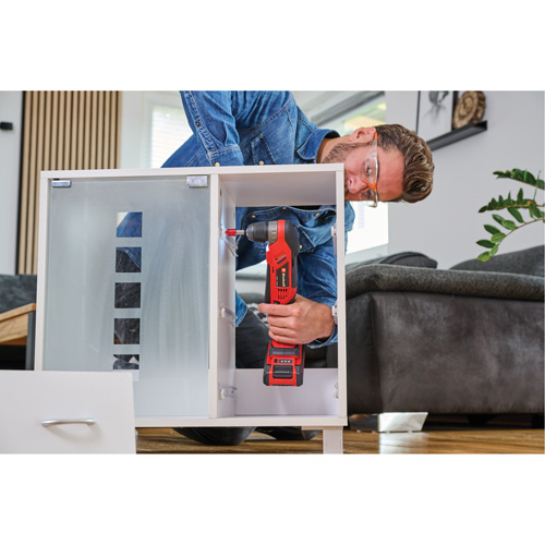 Perceuse-visseuse angulaire sans fil (outil seulement), 18 V, Mandrin 3/8", Lithium-ion Solutions industrielles ALPHA