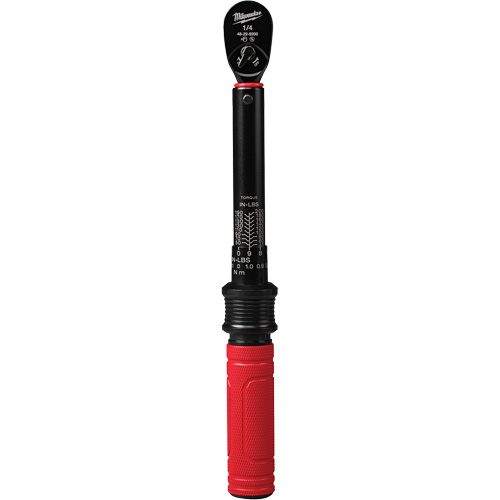 Cl&eacute; dynamom&eacute;trique, &agrave; cliquer, Entraînement 1/4" carr&eacute;, 4,5 - 22,6 Nm/40 - 200 lb-po Solutions industrielles ALPHA