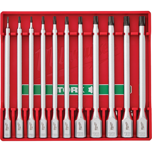 Jeu de douilles &agrave; embouts longues, Torx, Prise 1/4"/3/8", 11 mr Solutions industrielles ALPHA