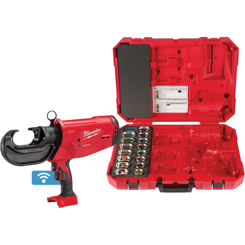 M18 FORCE LOGIC 750 MCM Crimper with #6 - 750 MCM Al Dies Solutions industrielles ALPHA