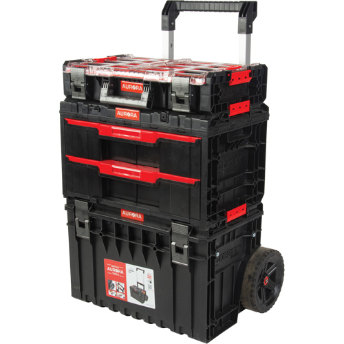 3-Piece Arx&reg; Rolling Toolbox Base Set, 25-1/5" x 19" x 42-2/5", Black Solutions industrielles ALPHA