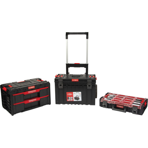 3-Piece Arx&reg; Rolling Toolbox Base Set, 25-1/5" x 19" x 42-2/5", Black Solutions industrielles ALPHA