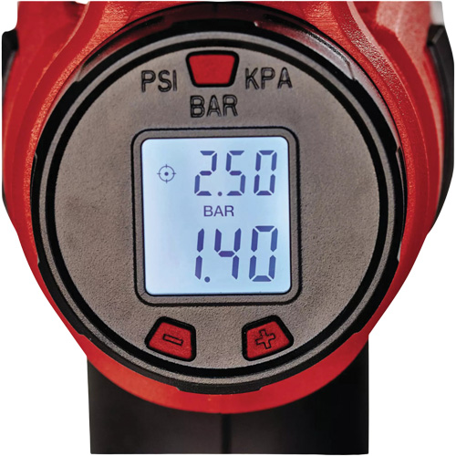 Gonfleur motoris&eacute; sans fil &agrave; haute pression CE-CC 18 Li 18 V avec jauge num&eacute;rique (outil seulement) Solutions industrielles ALPHA