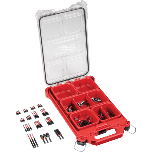 100-Piece PACKOUT SHOCKWAVE Impact-Duty Driver Bit  Set Solutions industrielles ALPHA