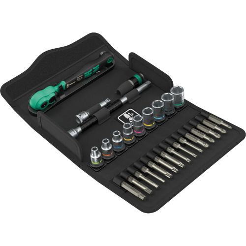 Jeu de cl&eacute; &agrave; cliquet SA 14 Zyklop Comfort avec levier dinversion, 28 Mcx, Prise de 1/4" Solutions industrielles ALPHA