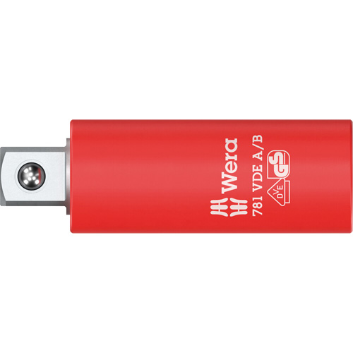 Adaptateur isol&eacute; VDE A/B, Prise 1/4", Douille 3/8", 2,78" lo, Sph&eacute;rique Solutions industrielles ALPHA