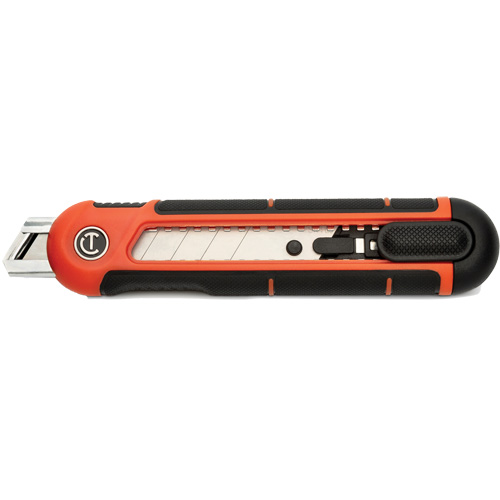 18mm Snap Off Blade Retractable Knife, Steel, Plastic Handle Solutions industrielles ALPHA