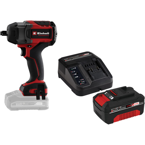 Professional Cordless Impact Wrench with 4Ah PXC Battery & Charger Starter Kit, 18 V, 1/2" Socket Solutions industrielles ALPHA