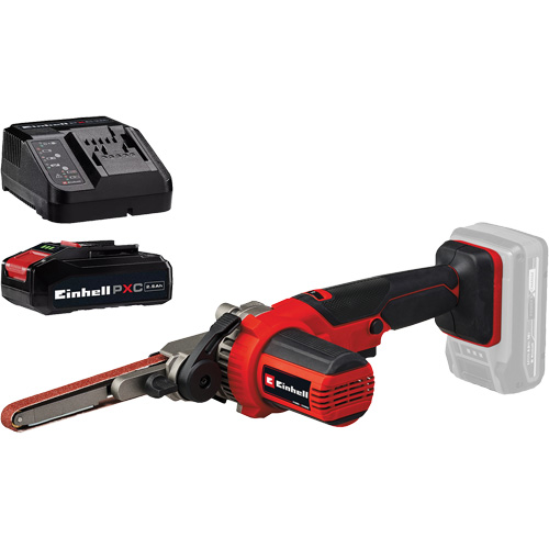 Cordless 18" File Belt Sander with 2.5Ah PXC Battery & Charger Starter Kit Solutions industrielles ALPHA