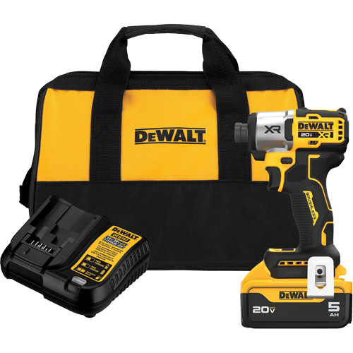XR&reg; 3-Speed Brushless Cordless Impact Driver Kit, 20 V, 1/4" Socket Solutions industrielles ALPHA