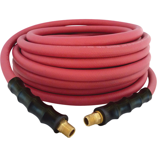 MAXPRO Rubber Hose, Air/Water, EPDM Rubber/Polyester, 3/8" dia. x 50', 300 psi, 1/4 NPT Solutions industrielles ALPHA