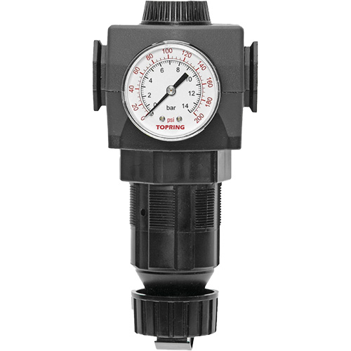 D&eacute;tendeur &agrave; diaphragme en zinc MODULAIR 400, 1/2" NPT, PSI max. de 300 psi, Canalisation/Modulaire Solutions industrielles ALPHA