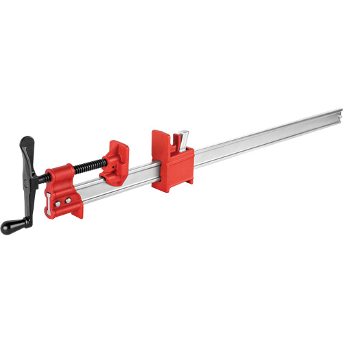 Heavy-Duty I-Beam Steel Bar Clamp, 36" (914.4 mm) Capacity, 2" (50.8 mm) Throat Depth Solutions industrielles ALPHA