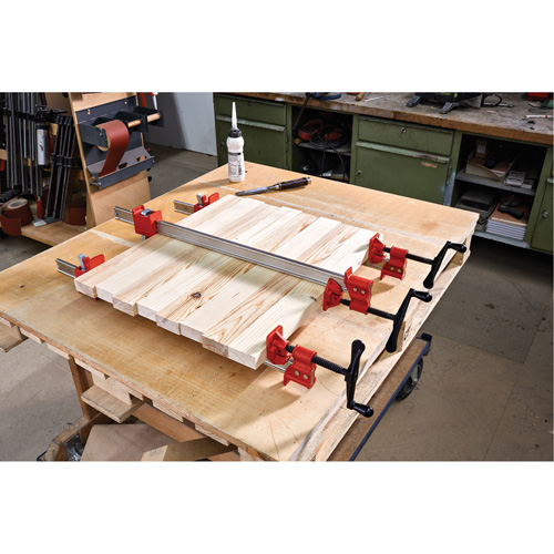 Heavy-Duty I-Beam Steel Bar Clamp, 36" (914.4 mm) Capacity, 2" (50.8 mm) Throat Depth Solutions industrielles ALPHA