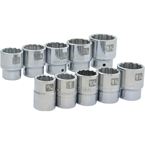 Jeu de douilles SAE &agrave; 12 pans, 10 Mcx, Prise de 3/4" Solutions industrielles ALPHA