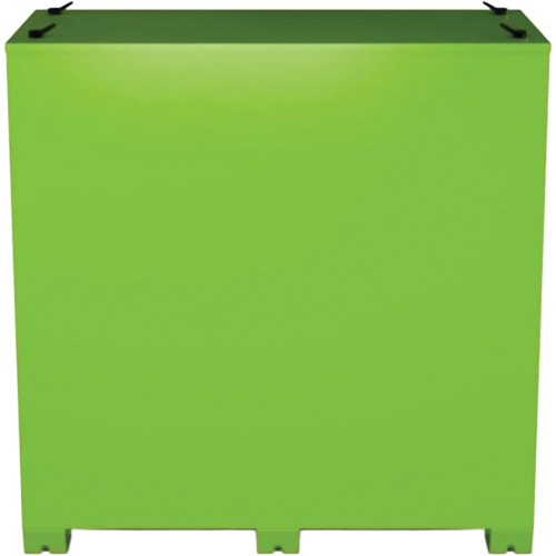 Armoire ventil&eacute;e pour le rangement d'&eacute;PI sur place, Acier, Vert lime haute visibilit&eacute; Solutions industrielles ALPHA