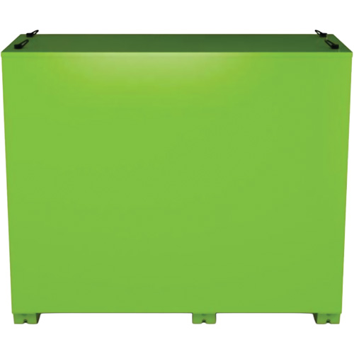 Armoire de rangement d'&eacute;PI sur place, Acier, Vert lime haute visibilit&eacute; Solutions industrielles ALPHA