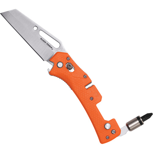 Electrician's Pocket Knife with Driver, 2-99/100" Blade, Stainless Steel Blade, Plastic Handle Solutions industrielles ALPHA