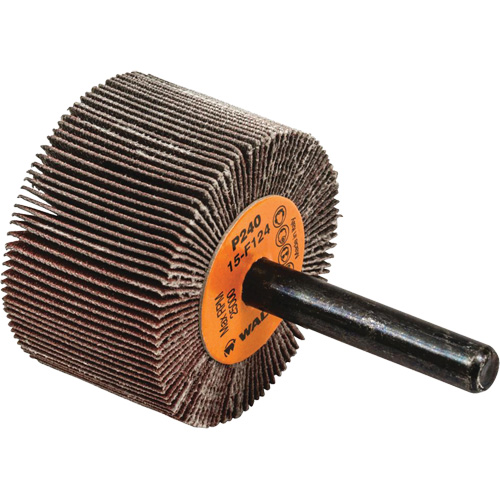 Flap Wheels-Coolcut Flap Wheels, Aluminum Oxide, 240 Grit, 1-1/2" x 1" x 1/4" Solutions industrielles ALPHA