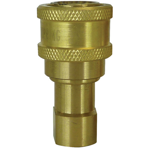 Hydraulic Quick Coupler - Brass Manual Coupler, Brass/Stainless Steel Solutions industrielles ALPHA