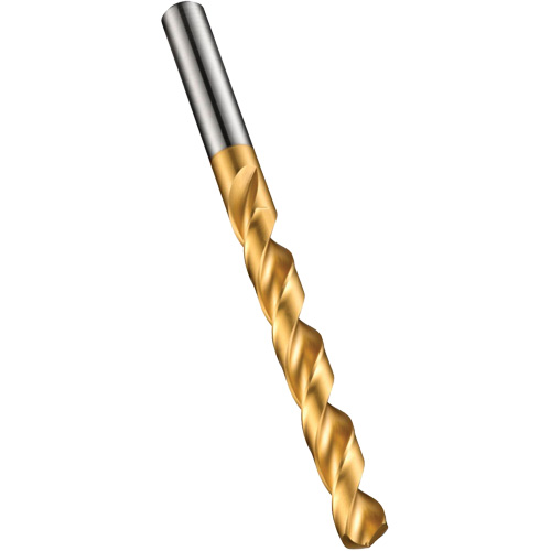Jobber Drill Bit, High Speed Steel, 1/4", 101 mm L, 63 mm Flute, 130° Point Angle Solutions industrielles ALPHA