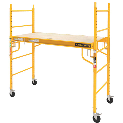 &eacute;chafaudages mobiles - &eacute;chafaudage maxi carr&eacute;, Cadre Acier, 74" p x 74" h Solutions industrielles ALPHA