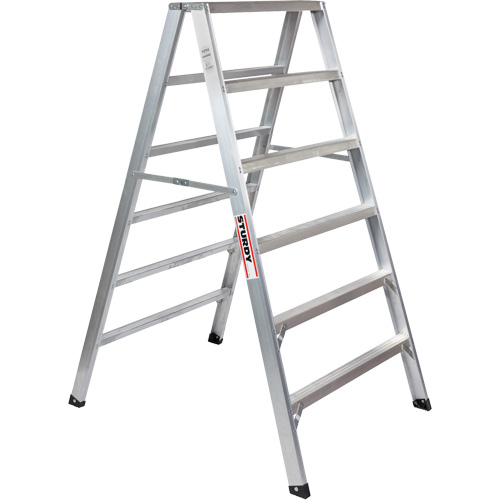 Saw Horse, 6' H x 30" W x 300 lbs. Capacity, Aluminum Solutions industrielles ALPHA