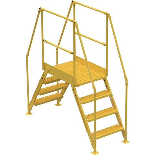 Crossover Ladder, 79 " Overall Span, 40" H x 36" D, 24" Step Width Solutions industrielles ALPHA