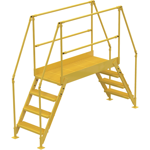&eacute;chelles de liaison, 91 " Port&eacute;e hors tout, 40" ha x 48" p, 24" Largeur de la marche Solutions industrielles ALPHA