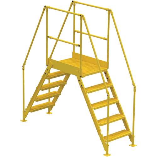 &eacute;chelles de liaison, 79 1/2" Port&eacute;e hors tout, 50" ha x 24" p, 24" Largeur de la marche Solutions industrielles ALPHA