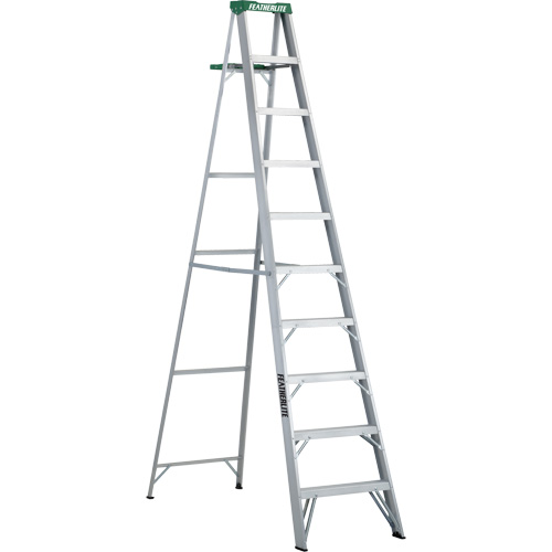 Escabeaux commerciaux (s&eacute;rie 2400), 10', Aluminium, Capacit&eacute; 225 lb, Type 2 Solutions industrielles ALPHA