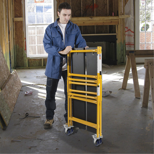 Jobsite Series 4' Basic Mini Scaffold Kit, Steel Frame, 41" D x 45-3/4" H Solutions industrielles ALPHA