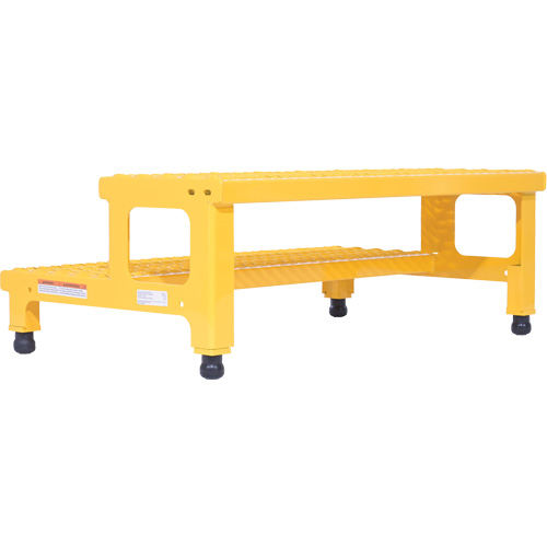 Adjustable Step-Mate Stand, 2 Step(s), 36-3/16" W x 22-7/8" L x 15-1/4" H, 500 lbs. Capacity Solutions industrielles ALPHA