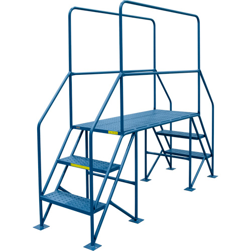 Crossover Ladder, 35-1/2" Overall Span, 31-1/2" H x 22" D, 22" Step Width Solutions industrielles ALPHA