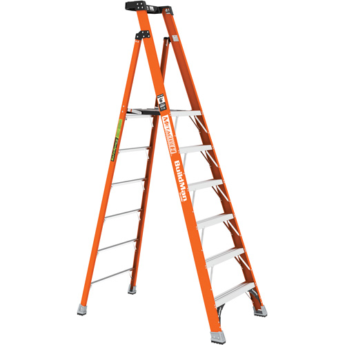 Escabeau avec plateforme Safespace, 6', Cap. De 300 lb Solutions industrielles ALPHA