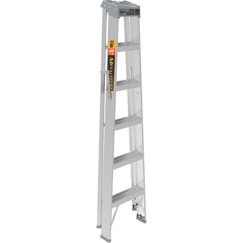 Step Ladder, 6', Aluminum, 225 lbs. Capacity, Type 2 Solutions industrielles ALPHA