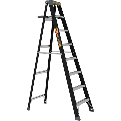 Step Ladder with Paint Tray, 8', Fibreglass, 250 lbs. Capacity, Type 1 Solutions industrielles ALPHA