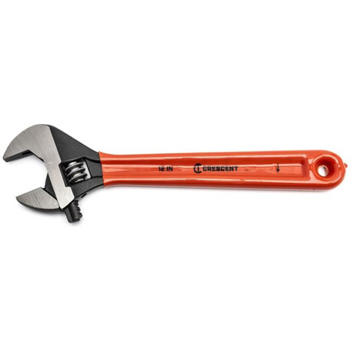 Crescent Adjustable Wrenches, 12" L, 1-1/2" Max Width, Black Solutions industrielles ALPHA