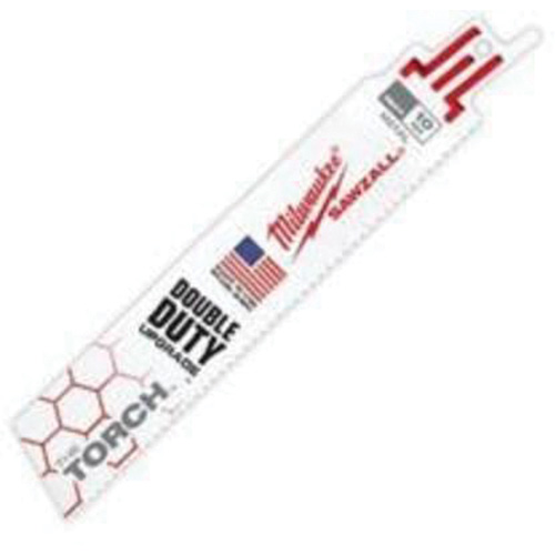 Lame The Torch Sawzall, Bim&eacute;tal, 10 Dents par pouce, 6" lo x 1" la Solutions industrielles ALPHA