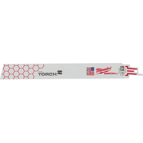 The Torch Sawzall&reg; Blades, Bi-Metal, 10 TPI, 9" L x 1" W Solutions industrielles ALPHA