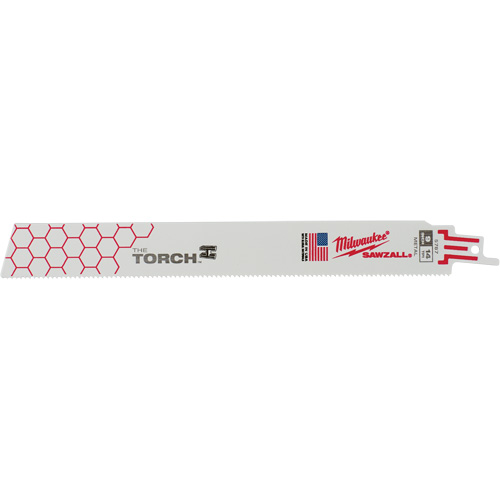 Lames The Torch Sawzall, Bim&eacute;tal, 14 Dents par pouce, 9" lo x 1" la Solutions industrielles ALPHA