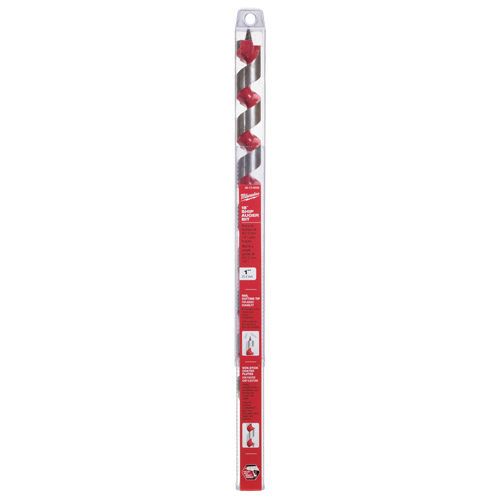 Ship Auger Drill Bit, 1" Diameter, 15" Flute, 7/16" Hex Shank Solutions industrielles ALPHA
