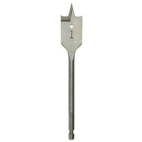 Flat Boring Bit, 7/16" Diameter, 1/4" Hex Shank, 6" Length Solutions industrielles ALPHA
