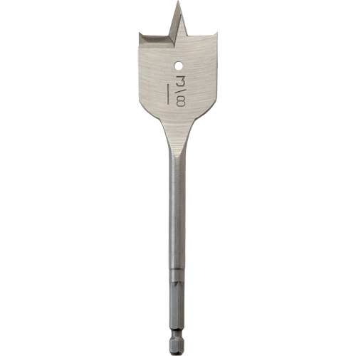 Flat Boring Bit, 1-3/8" Diameter, 1/4" Hex Shank, 6-3/4" Length Solutions industrielles ALPHA